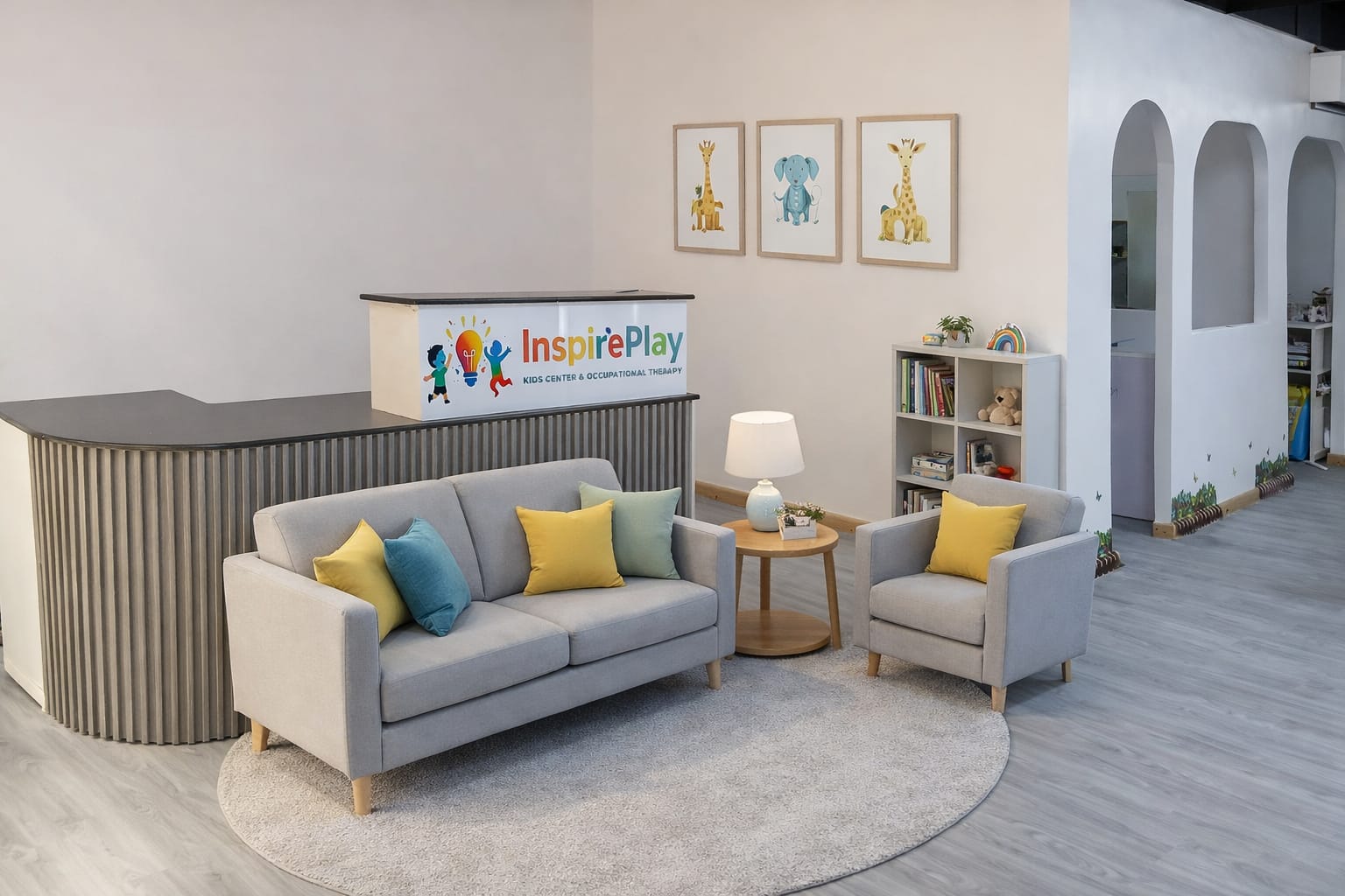 Role-play learning stations at InspirePlay